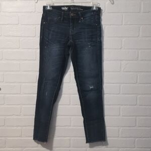 Mossimo Denim Women's Mid-Rise Jegging Crop Size 00/24 #0099